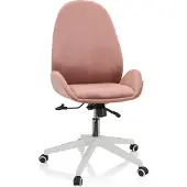 Hjh OFFICE Home Office Bürostuhl AVEA Schreibtischstuhl mit Armlehnen Stoff Drehstuhl