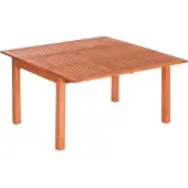 Merxx Gartentisch, ausziehbar, 100 (150) x 150 cm - Eukalyptus