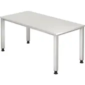 Hjh OFFICE PRO QUEO 16 S - Weiß 160 x 80 höhenverstellbar
