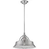 Elstead Lighting Cody 2 Light Pendelleuchte aus gebürstetem Nickel