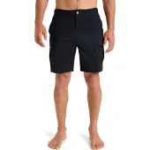 Quiksilver Bermudas "Half 19", Herren, Gr. 36(XL), Normalgrößen, schwarz, Obermaterial: 92% Polyester, 8% Elasthan., Hosen Bermudas