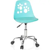 Hjh OFFICE FANCY I - Kinderdrehstuhl Türkis