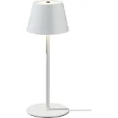 Casa Nova Tischleuchte LED AKKU DH 12x31 cm weiß Tischlampe