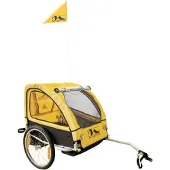 M-Wave Kinder Fahrradanhänger Stalwart Kid 2 Faltbar gefedert 20 Zoll