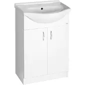 Aqualine SIMPLEX ECO 60 Waschtischunterschrank mit Waschbecken 58,5x83,5x30,7cm