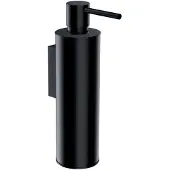 Omnires modern project - zeepdispenser met houder, mat zwart