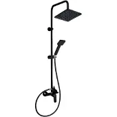Novaservis Nobless Tina - Duschset mit Armatur, schwarz SET043/38,5