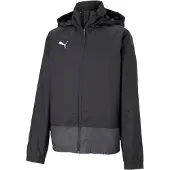 Puma teamGOAL 23 Training Rain Jacket Jr., Größe:128, Farben Serie :Black-Asphalt