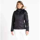 Dare 2b PRESTIGE II Damen-Winterjacke Schwarz Größe 46