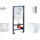 GROHE Solido wandmontiertes Toiletteninstallationsset