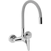 Ferro Novaservis Titania Iris New - Spültischarmatur mit flexiblem Arm, silbergrau/Chrom 94480,0S