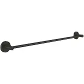 GROHE Start QuickFIx Badetuchhalter, Länge 654mm (600mm), kleben oder bohren, mattschwarz
