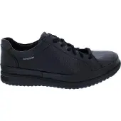 Mephisto Halbschuh Thomas, vollnarbiges Glattleder, schwarz, Fußbett zum Wechseln 43
