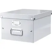 Leitz Ablagebox Click & Store A4 weiß Packung mit 6 Stück