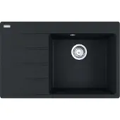 Franke Centro - Fragranit-Spüllbecken CNG 611-78 TL/7, 780x500 mm, schwarz matt 114.0637.506