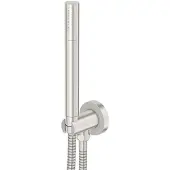Steinberg Serie 100 Handbrausengarnitur mit integriertem Brauseanschlussbogen, Stabhandbrause, 1001670BN