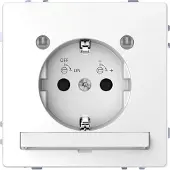 Merten MEG2304-6035 Steckdose mit LED Beleuchtungs-Modul + erhöhtem Berührungsschutz D-Life lotosweiß
