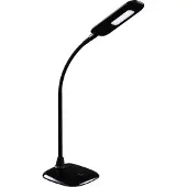 Brilliant schwarze Nele LED Tischleuchte | Touchdimmer | 3 Stufen Dimmer | Höhe: 63 cm | 6,5W 340 lm 6500K | Kunststoff/Metall