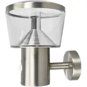 LINDBY LED-Außenwandleuchte Antje, Bewegungsmelder, IP44