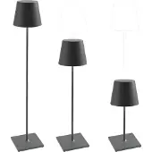 Zafferano Poldina XXL Strostlampe - Aufladbar + Einstellbar - Anthrazit