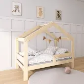 Need Sleep NeedSleep Hausbett 90x180 cm mit Rausfallschutz Symmetrisch