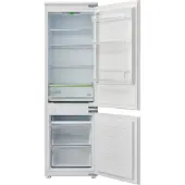 Midea Einbau Kühl-/Gefrierkombination 177 cm hoch, großes Kühl- und Gefriervolumen 271 l mit Schlepptür und LED-Beleuchtung KG178SFST