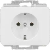Busch-Jaeger 2011-0-3124, CEE 7/3, 2P+E, Weiß, 250 V, 16 A, 70 mm