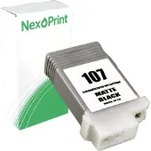 NexoPrint Druckerpatrone kompatibel zu Canon PFI-107MBK 6704B001 schwarz imagePROGRAF IPF 770 MFP IPF 770 M 40 IPF 770 L 36 IPF 770 IPF 685