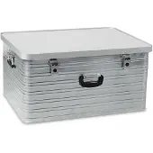BRB-Lagertechnik 141 Liter Alubox, staub- und spritzwasserdicht, LxBxH 765 x 585 x 385 mm