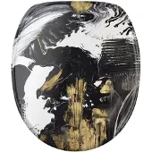 Sanilo WC-Sitz mit Absenkautomatik Acrylics, Toilettendeckel direkt vom Hersteller, Klodeckel, Klobrille, WC Deckel, Toilettensitz, Toilettenbrille