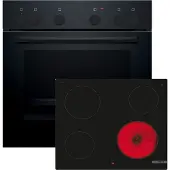 Bosch Einbau-Herd-Set HNDBB110, HEF010BA1 + NKE611GA2E, Einbau-Herd, Elektro-Kochfeld