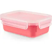 EMSA Clip & Close, Box, Rechteckig, 0,55 l, Blau, Transparent, Polypropylen (PP), Thermoplastisches Elastomer (TPE), Deutschland
