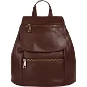 Samantha Look Cityrucksack echt Leder, Made in Italy