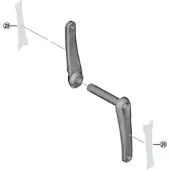 Shimano Schutzfolie FC-M8100 165/170mm Aufkleber - 170mm.