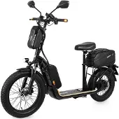 VIRON E-Scooter mit Straßenzulassung - XI-1500-EEC 45km/h - MidRange 15,6Ah, Elektro Scooter mit ABE, Zulassung, Elektroroller, Roller EScooter - schwarz