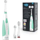 Nuvita 1151B | Elektrische Kinderzahnbürste Sonic Clean & Care | Elektrische Zahnbürste für Kinder von 3 Monaten bis 5 Jahren | Helle Zahnbürste für Kinder | AIO zugelassen | 2023