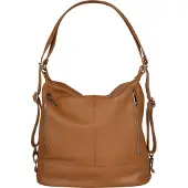 Samantha Look Cityrucksack echt Leder, Made in Italy