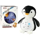 Leantoys Teddybär-Schlaflichter, Geräusche, Nacht- und Tagmodus, Pinguin