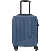 Travelite Bali Handgepäck S Trolley Koffer 55cm 4 Rad / Rollen Hartschale blau