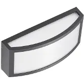 LINDBY Jakari LED-Außenwandleuchte, eckig, weiß