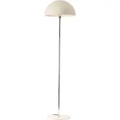 Brilliant 70905/79 Lillian Stehleuchte 150cm Metall/Travertin Stein beige/chrom/travertine hell Geeignet für LED-Leuchtmittel