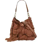 Samantha Look Henkeltasche echt Leder, Made in Italy