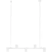Arcchio Hängeleuchte Brinja, weiß, Länge 90 cm, 5-flg., GU10