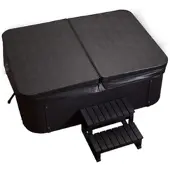 TroniTechnik Outdoor Whirlpool LEVANZO inkl. Heizung, Hydromassage, Sanitäracryl und Farblicht, 190x135cm 450 Liter