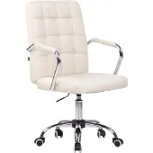 TPFLiving Bürostuhl Tenor Stoff creme