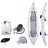 Aqua Marina HALVE 2-Personen Kajak Ultraleichtes Luftkajak aus TPU 7,4kg