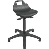 Stier Stehhilfe mit Gleitern Sitzhöhe 490-680 mm PP-Sitz