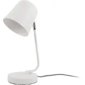 Present Time - Tischleuchte Encantar - Weiß - Ø15cm Tischlampe - Nachttischlampe, Wohnzimmer, Schlafzimmer