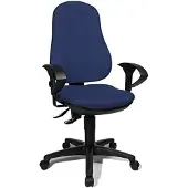 Topstar Bürostuhl Point 70, 8170UG26 Stoff blau, Gestell schwarz