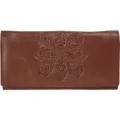 Bruno Banani Geldbörse Mandala Damen cognac